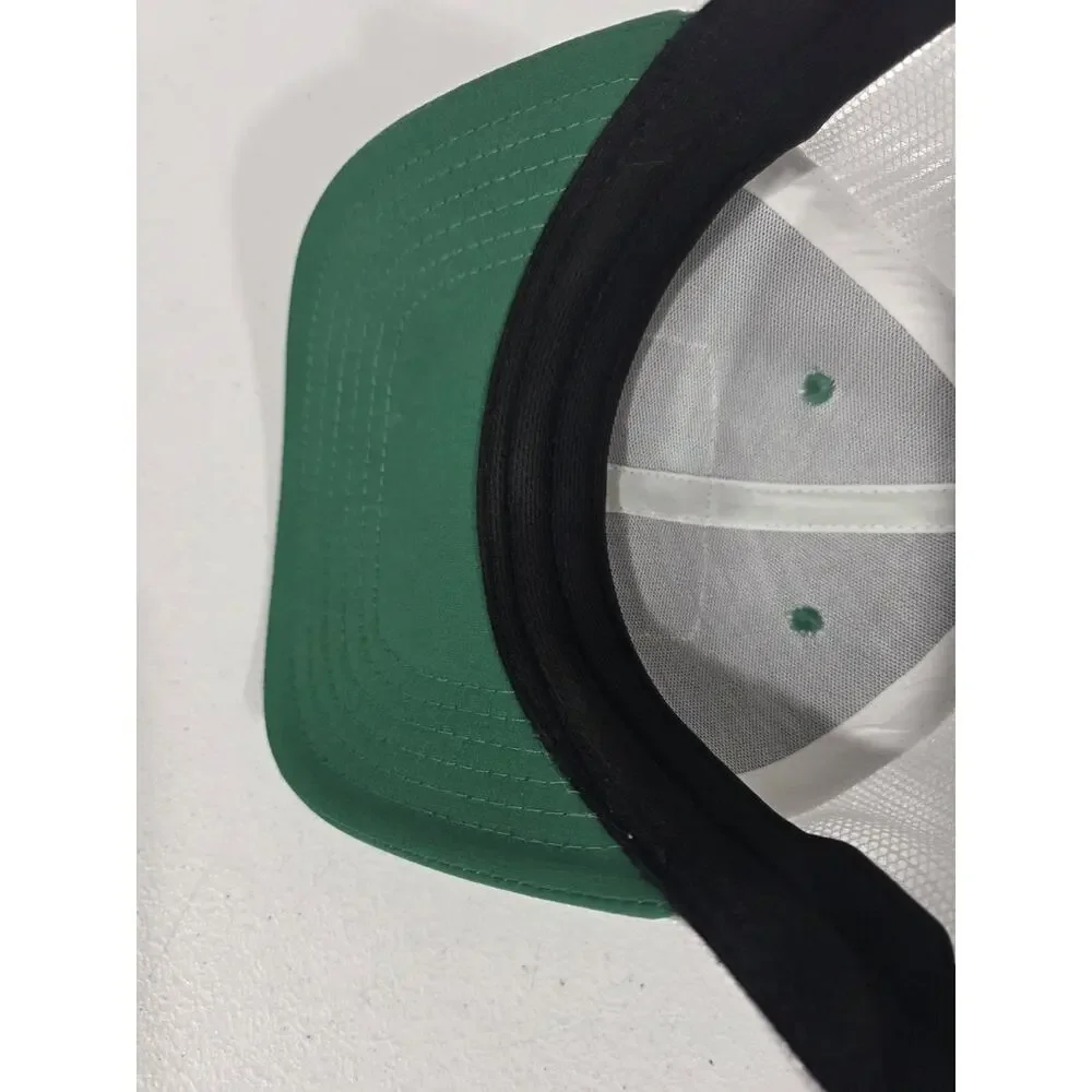 Future Masters Golf Trucker Hat Pukka Green White Mesh Patch Snapback Hat